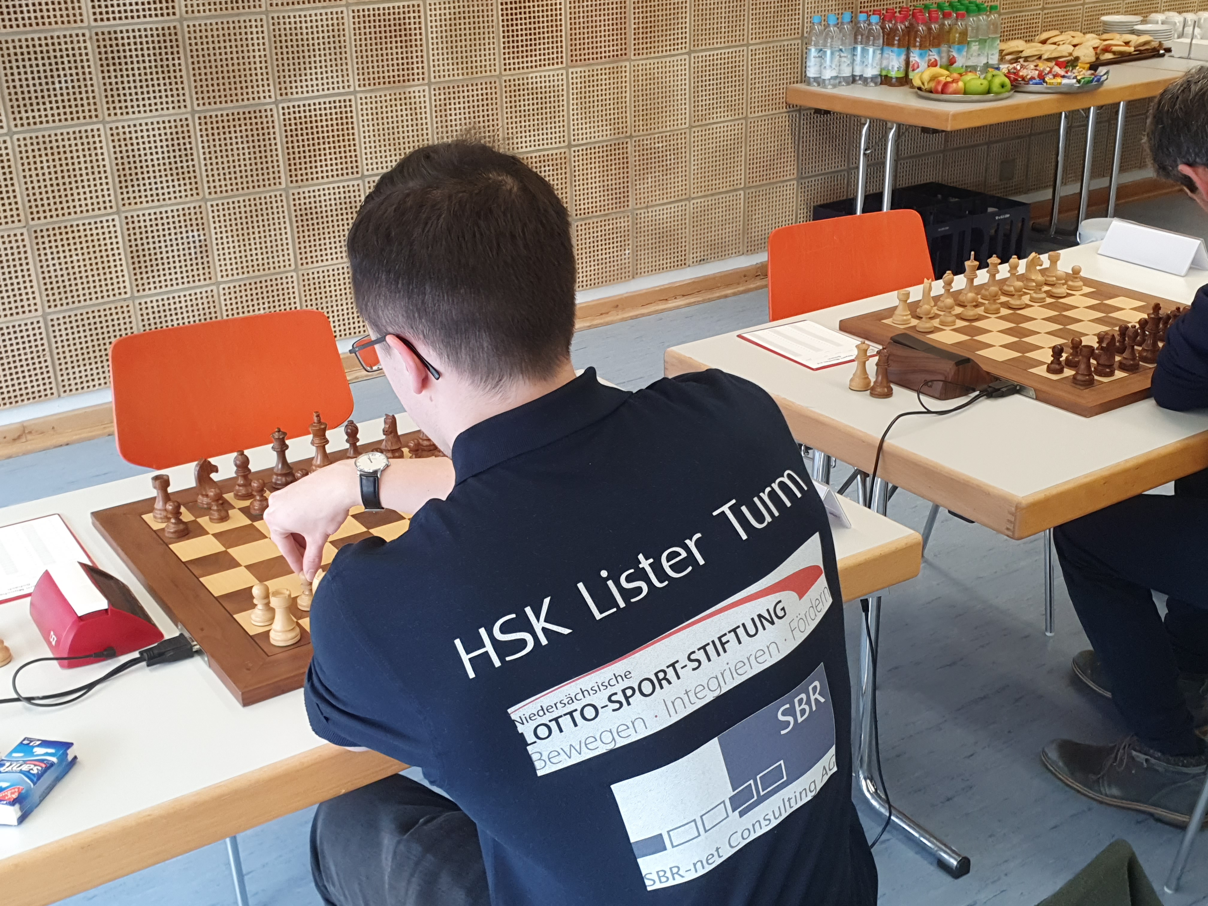 Jakob vor der Partie