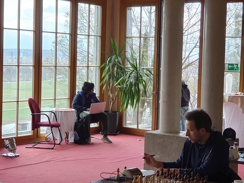 Spieler im Spielsaal
