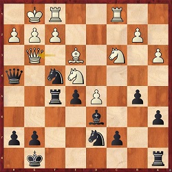 Tobias verpasst die Chance 19...Se2+