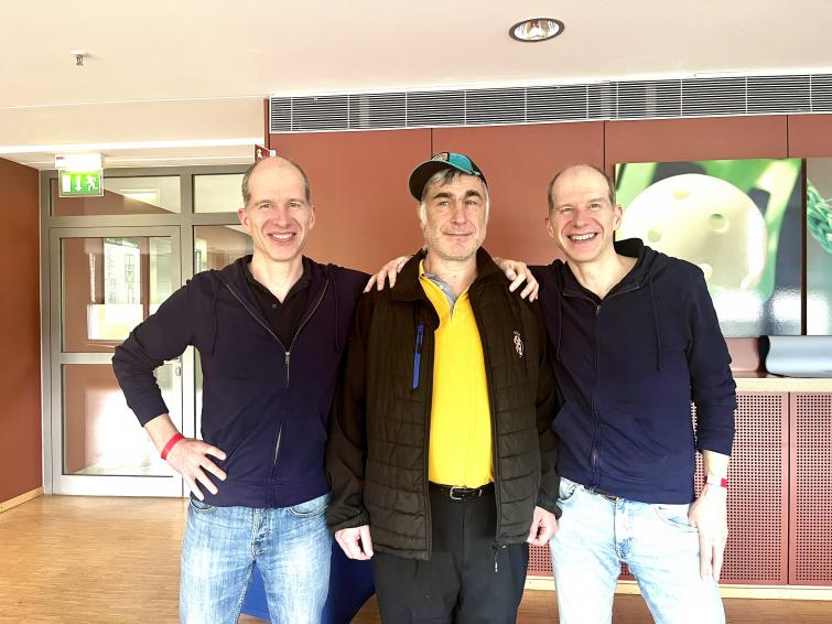 Rudi und Martin Hörstmann mit Ivanchuk