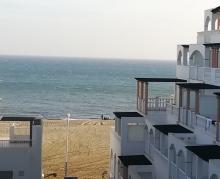 Ein Ausblick auf das Meer in Roquetas